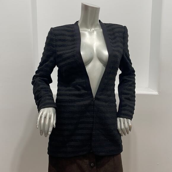 Bcbgmaxazria Lawson  Blazer Jacket Black Size M - Picture 12 of 12